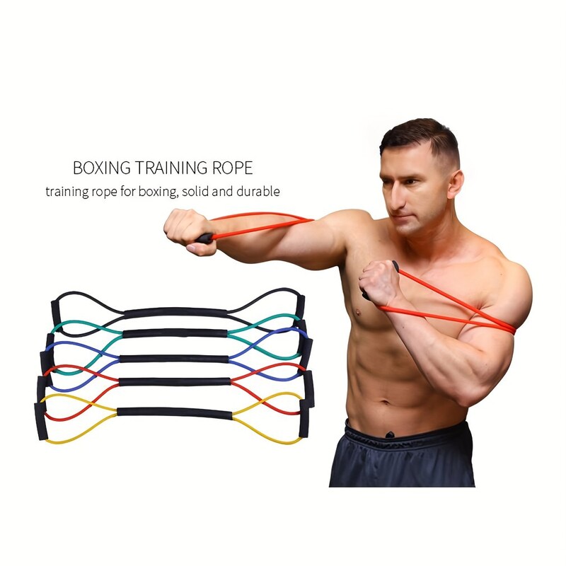 Ζώνες αντίστασης πυγμαχίας Elastic Band Rope Rubber Speed Training Αντιολισθητικό κάλυμμα αφρού Προπόνηση δύναμης βραχίονα για γυμναστική στο σπίτι