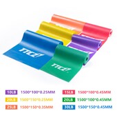 1,5 m Fitness Vježbe otporne trake Gumena Yoga Elastična traka Pilates Teretana Fitness oprema Vlak za jačanje