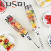 LUSQI kavez za roštilj, cijev za roštilj od nehrđajućeg čelika, žica za roštilj, dimljena okrugla rešetka za roštilj, košara za roštilj