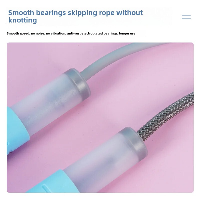 Profesionálny tréningový nástroj pre dospelých na fitness švihadlo na spaľovanie tukov, chudnutie, odolný voči opotrebovaniu.