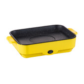 Mini elektrisks BBQ grils 26 CM ērts mājas grila grils bez dūmiem un nepiedegoša elektriskā cepšanas panna grila trauks Dāvana