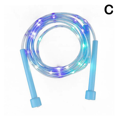 Corzi de sărit cu LED pentru copii, fete, intermitent, colorate, pentru exercițiu, frânghii de sărit, luminoase, reglabile, frânghii pentru fitness X7X9