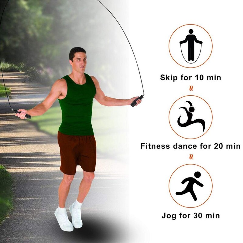 Čelična žica Teško uže za preskakanje Speed Fitness uže Čvrsti PVC gumeni premaz Ležaj Kabel velike brzine