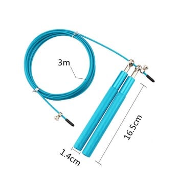 Νέα σχοινιά άλματος γυμναστικής Crossfit Heavy Steel Wire Speed Jump Rope for Boxing MMA Training Equipment Gym Exerciser Skipping Rope