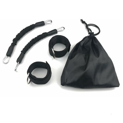 1 komplekts pedāļa trenažieris elastīgās lentes, lēcienu treniņš, trenažieris paplašinātāja pretestības lentes, komplekts kāju fitnesa aprīkojums, potīšu siksnas