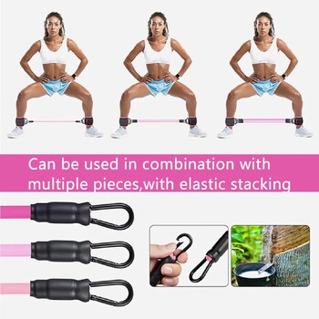 Fitness Elastic Resistance Bands Rope Strap Protection for Glute & Leg Muscle Strength training Εξοπλισμός γυμναστικής προπόνησης γιόγκα