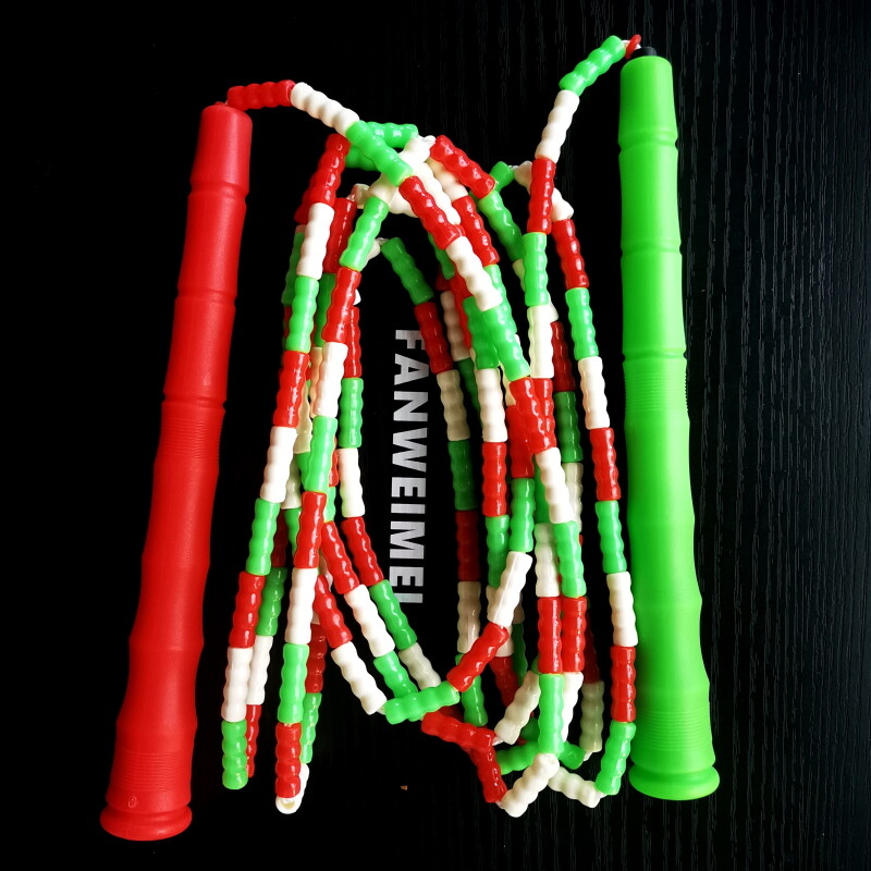 NEVERTOOLATE 3 METRA 21 CM DUGA RUČKA skok Uže za preskakanje PVC početnik Mekane perle od perli osnovno mršavljenje