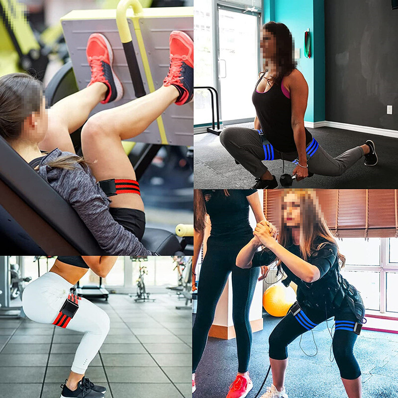 1 vnt. „Fitness Tourniquet“ neslystantis raumenis didinanti suspaudimo juosta dantyta, galinti reguliuoti kraujo tėkmės ribą, bokso treniruotė