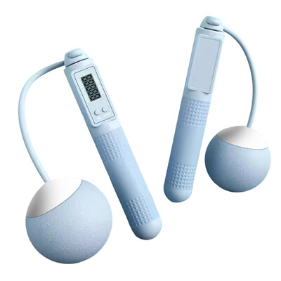 Belaidė skaičiavimo leidžiamoji virvė, neslystanti rankena, silikoninė elektroninė šokdynė su nešiojamu svorio metimu sporto salėje