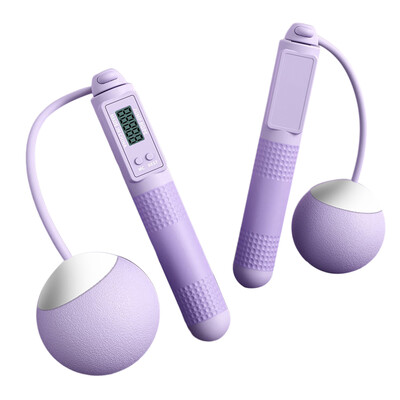 Belaidė skaičiavimo leidžiamoji virvė, neslystanti rankena, silikoninė elektroninė šokdynė su nešiojamu svorio metimu sporto salėje