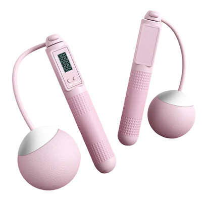 Belaidė skaičiavimo leidžiamoji virvė, neslystanti rankena, silikoninė elektroninė šokdynė su nešiojamu svorio metimu sporto salėje