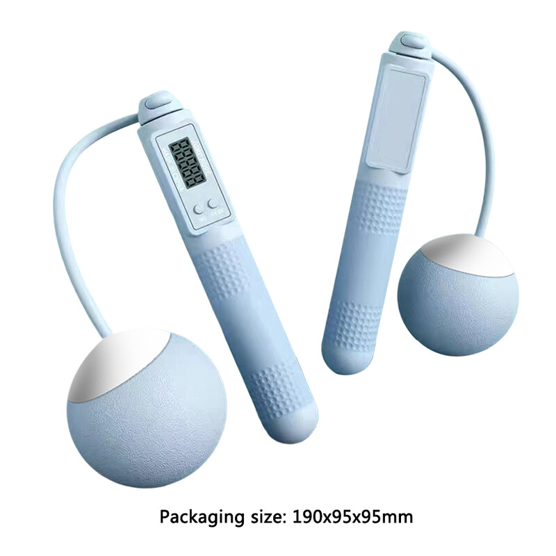 Belaidė skaičiavimo leidžiamoji virvė, neslystanti rankena, silikoninė elektroninė šokdynė su nešiojamu svorio metimu sporto salėje