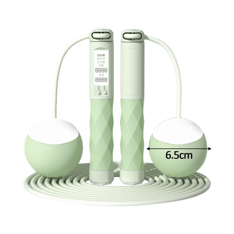 Uže za preskakanje s utegom s brojačem kalorija Uže za preskakanje Sportsko uže Bežično uže za preskakanje za vježbanje u zatvorenom u teretani Odrasla djeca