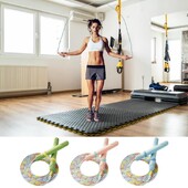 2,6 m mekano uže za preskakanje s perlama, neklizajuća ručka, podesiva segmentirana užeta za preskakanje bez zapetljanja za vježbanje, trening, igranje