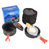 Oprema za kampiranje Posuđe za kuhanje Survival Outdoor Nonstick Prijenosno posuđe Kuhalo Lonac Tava Zdjela Planinarenje Putovanje Roštilj Piknik