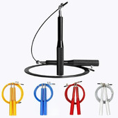 Didelio greičio lynas, šuolis per lyną, praleidžiamas juodas lynas, aliuminio rankena, reguliuojama plieninė kūno rengyba su patvariu „Opp“ krepšiu