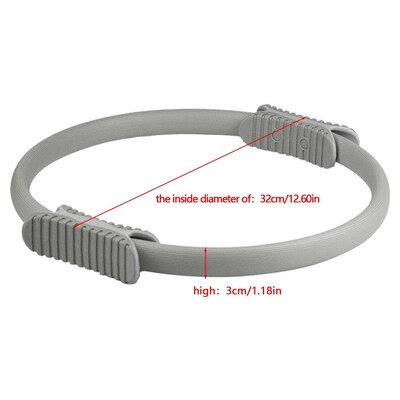 Jooga-treeningu rõngas Pilatese naiste tüdrukute treeningvarustus Reietreening Jooga joogaharjutus Jooga rõngas 12,5 tolli