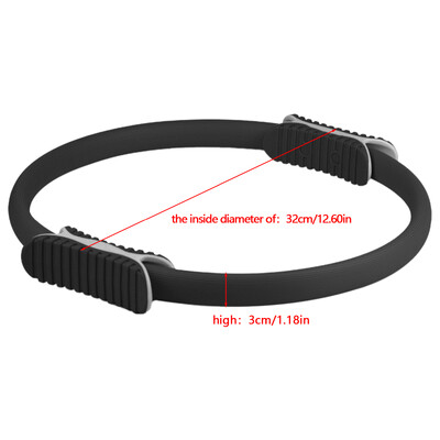 Joogarõngas topeltkäepidemega Pilatese rõngas kaasaskantav keharõngas naiste tüdrukute treening, harjutusring, vastupidavus elastsusringid