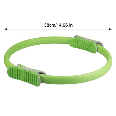 Joogarõngas topeltkäepidemega Pilatese rõngas kaasaskantav keharõngas naiste tüdrukute treening, harjutusring, vastupidavus elastsusringid