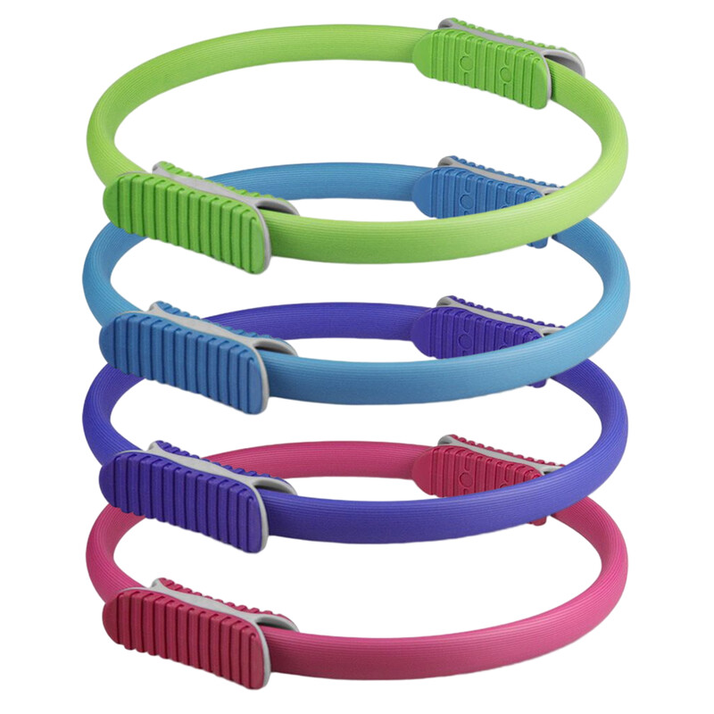Joogarõngas topeltkäepidemega Pilatese rõngas kaasaskantav keharõngas naiste tüdrukute treening, harjutusring, vastupidavus elastsusringid