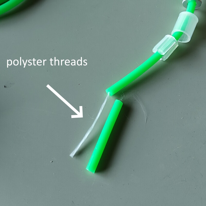 Celková dĺžka lana 3,5 metra (rozteč 3,2 m) 5,3 mm PVC LANO RÚČKA CC švihadlo rýchlostné lano fitness