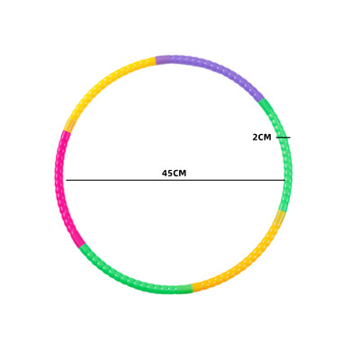 Laste õuespordi mänguasjad Eemaldatavad spordiringi treeningvahendid Plastvõimlemisvahendid Keha treeningu treeningvahendid