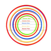 Mitmeotstarbeline kaasaskantav sporditreening Agile Circle Fitness Kiirushüppe Korvpall Jalgpall Välismänguvarustus