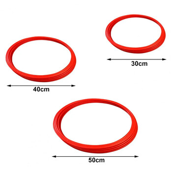 Δαχτυλίδι προπόνησης ποδοσφαίρου 30 cm 40 cm Round Speed Agility Training Ring Soccer Speed Agility Training Ring Gym Sports Agility Ring