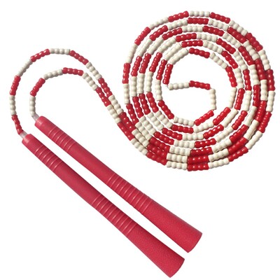 Mekano uže za preskakanje s perlama - slobodno segmentirano podesivo uže za preskakanje Oprema za vježbanje Stopala za preskakanje Unisex djeca