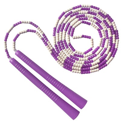 Mekano uže za preskakanje s perlama - slobodno segmentirano podesivo uže za preskakanje Oprema za vježbanje Stopala za preskakanje Unisex djeca