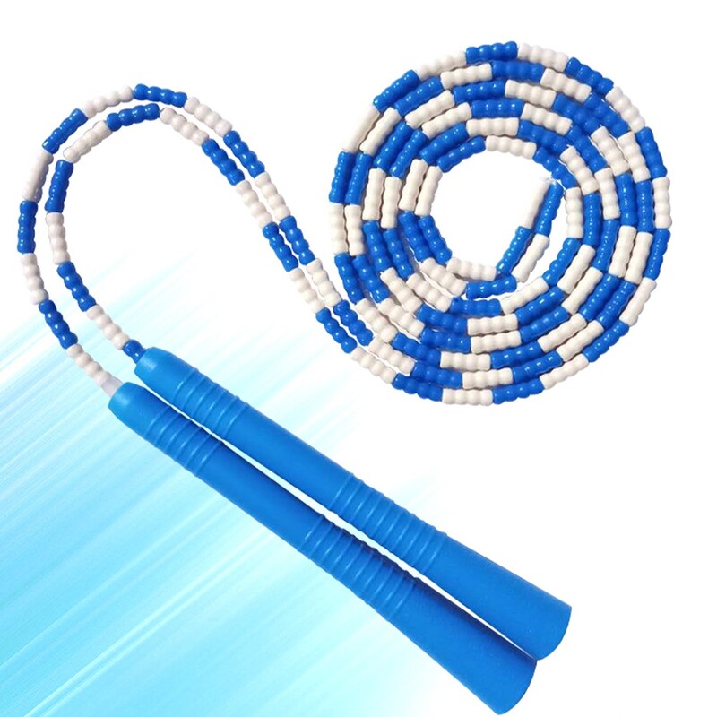 Mekano uže za preskakanje s perlama - slobodno segmentirano podesivo uže za preskakanje Oprema za vježbanje Stopala za preskakanje Unisex djeca