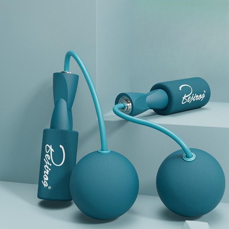 Coarda de sărit fără fir Fitness Arzător de grăsime ponderat Mai subțire Gravity Minge fără fir pentru student Coarda de sărit cu dublu scop