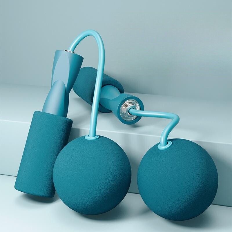 Coarda de sărit fără fir Fitness Arzător de grăsime ponderat Mai subțire Gravity Minge fără fir pentru student Coarda de sărit cu dublu scop