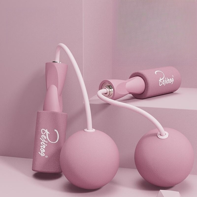 Coarda de sărit fără fir Fitness Arzător de grăsime ponderat Mai subțire Gravity Minge fără fir pentru student Coarda de sărit cu dublu scop