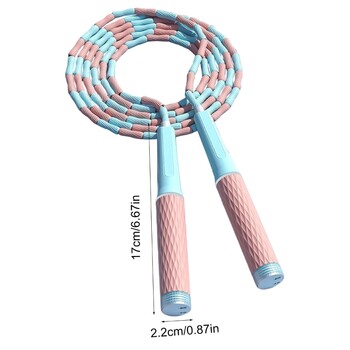 Beads Jumping Rope, Adjusted Segmented Fitness Skipping Rope for Women Man Kid Jump Rope, Προπόνηση και απώλεια βάρους