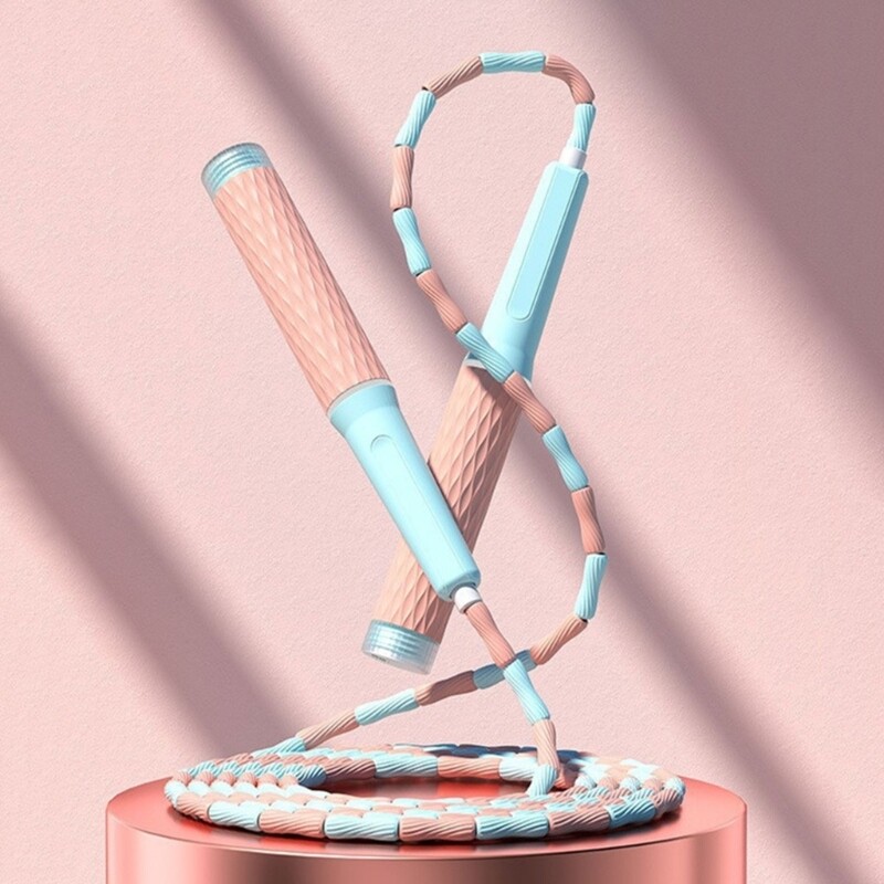 Beads Jumping Rope, Adjusted Segmented Fitness Skipping Rope for Women Man Kid Jump Rope, Προπόνηση και απώλεια βάρους