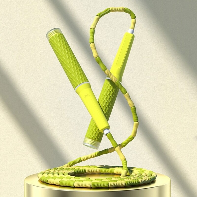 Beads Jumping Rope, Adjusted Segmented Fitness Skipping Rope for Women Man Kid Jump Rope, Προπόνηση και απώλεια βάρους