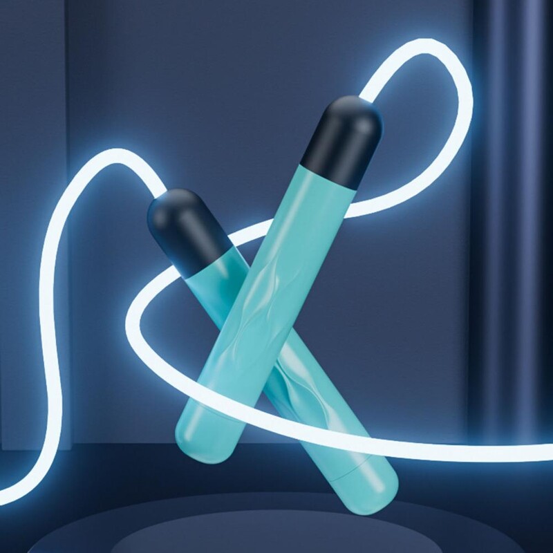 Svjetleće uže za preskakanje Podesiva neklizajuća ručka Na baterije sa svjetlom TPU LED uže za preskakanje Svjetleće uže za preskakanje