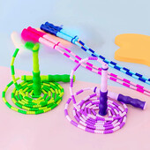 Регулируемо бамбуково въже за скачане Деца Начинаещи ученици от началното училище Бебешка детска градина Професионално регулируемо въже за скачане