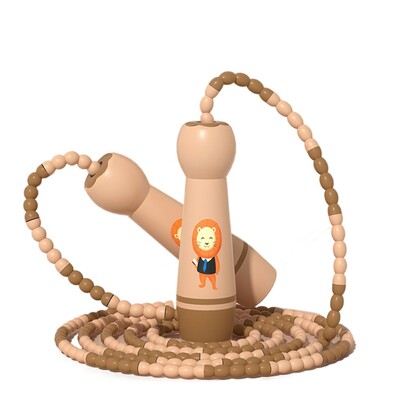 Moterys Vyrai Reguliuojamas vaikų šokinėjimo virvės filė dizainas Medvilninė virvė Šokinėjimo virvė Spalvinga, miela vaikų šokinėjimo virvė Sportinė kūno rengyba