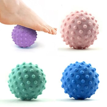 Издръжлива TPE Spiky Massage Ball Trigger Point Спорт Фитнес Облекчаване на болката в ръцете и краката Облекчаване на плантарен фасциит Hedgehog 4,5 cm топки