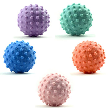 Ανθεκτικό TPE Spiky Ball Massage Trigger Point Sport Fitness Hand Foot Pain Reliever Plantar Fasciitis Reliever Μπάλες Hedgehog 4,5cm