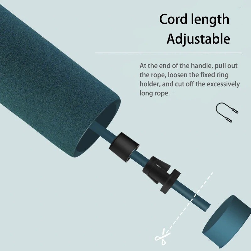 2,8 m Profesionalus guolis plieninės vielos šuolio virvė suaugusiems, kūno rengyba, riebalų deginimas, šuolio virvė, sporto varžybos, šuolio virvė, neslystanti kempinė