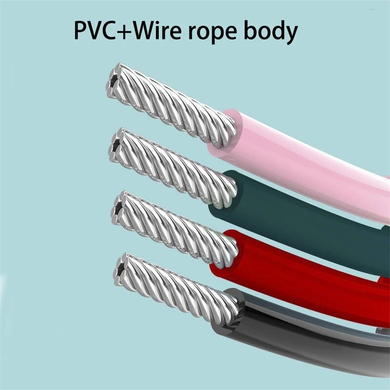 2,8 m Profesionalus guolis plieninės vielos šuolio virvė suaugusiems, kūno rengyba, riebalų deginimas, šuolio virvė, sporto varžybos, šuolio virvė, neslystanti kempinė