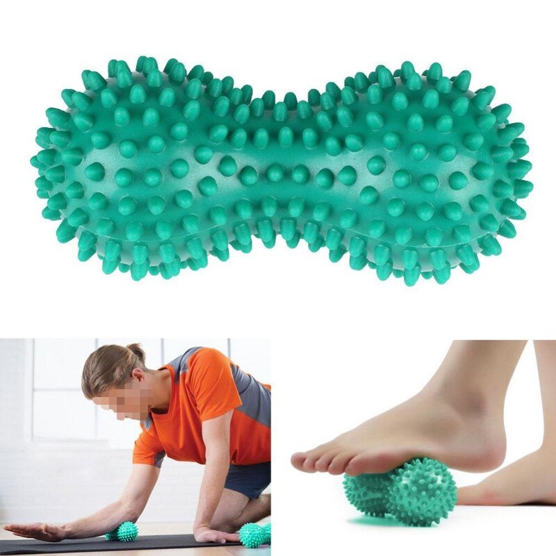 1 KOM 7CM PVC šiljasta masažna lopta visoke gustoće Yoga Hedgehog loptice za vježbanje za ublažavanje bolova u stopalima i plantarnog fasciitisa