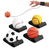 1kom vraćene lopte Elastična lopta za zapešće Lopta za vraćanje ruke Lopta za bacanje unazad Vježba koordinacije Poklon promjer 6 cm
