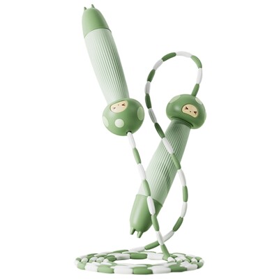 Karoliukai šokinėjimo virvė, fitneso šokinėjimo virvė vaikams, vyrams ir moterims.