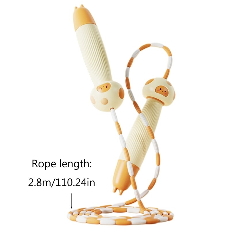 Karoliukai šokinėjimo virvė, fitneso šokinėjimo virvė vaikams, vyrams ir moterims.