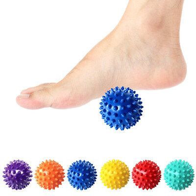 Ανθεκτικό PVC Spiked Ball Massage Trigger Point Sports Fitness Χέρια και Πόδια Πελματιαία ανακούφιση από τον πόνο Fasciitis Relief 7cm Αθλητική μπάλα