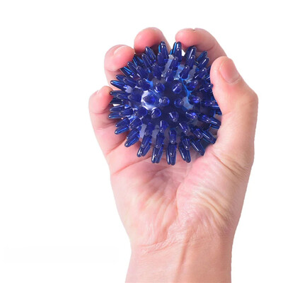 TPR promjera 7 cm, šuplja, mekana kugla sa šiljcima, lopta za oporavak ruke, vježbe, masažna lopta, yoga, fitnes, šiljasti masažer, točka okidanja